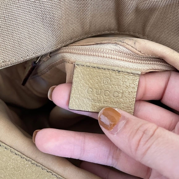 Vintage Gucci Canvas Shoulder Bag - Picture 8 of 9